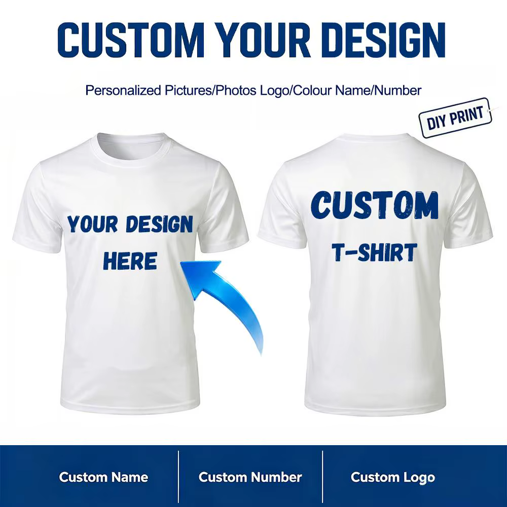 T-shirt personnalisé avec logo et nom