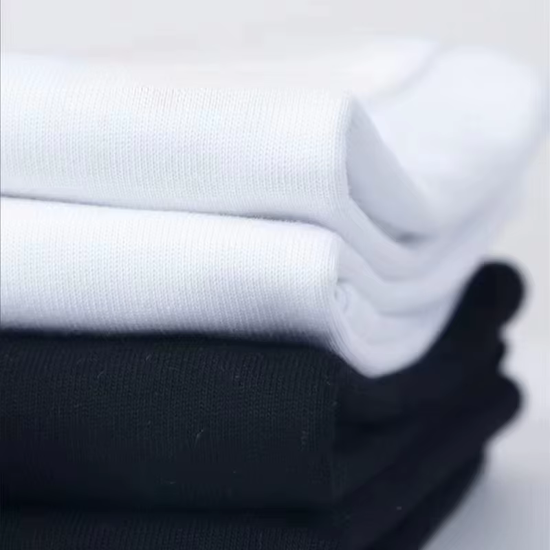 T-shirt en coton noir pour homme