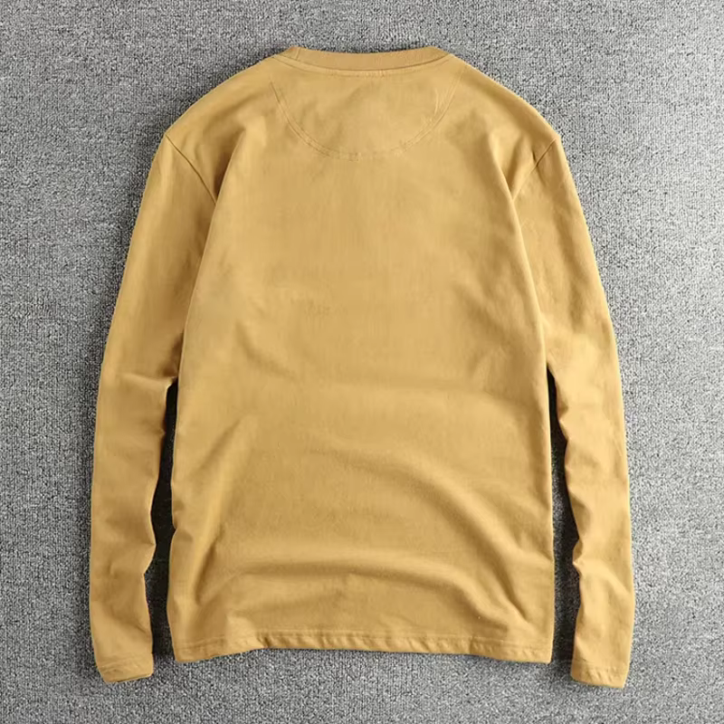 T-shirt à manches longues personnalisé pour hommes