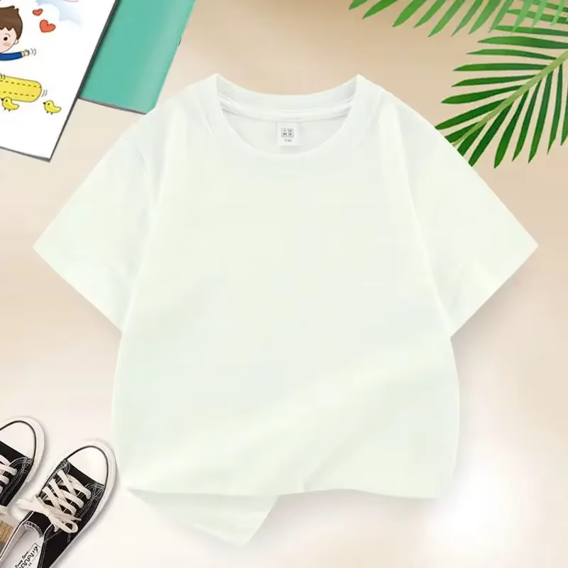 T-shirt pour enfants, haut d'été en coton