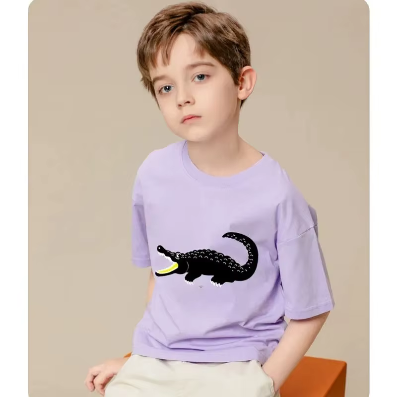 T-shirt d'été à manches courtes pour garçon et adolescente