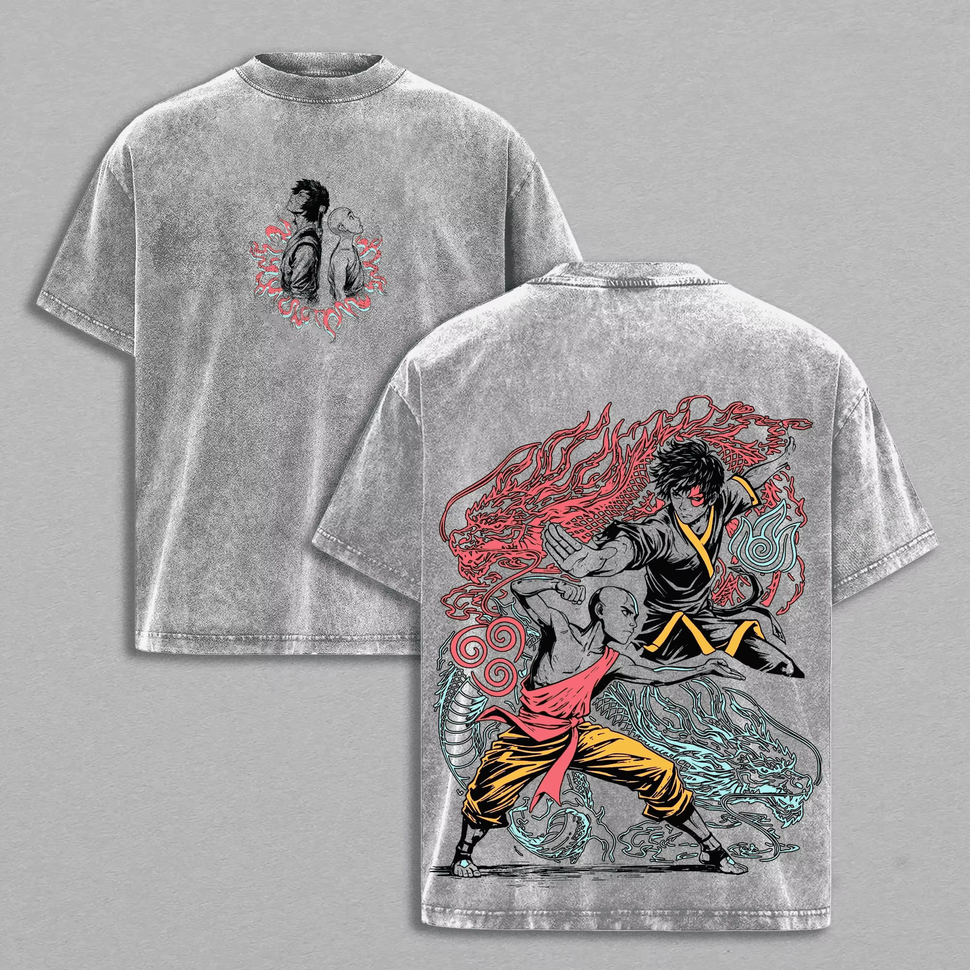 T-shirt imprimé Aang de l'anime Avatar: The Last Airbender