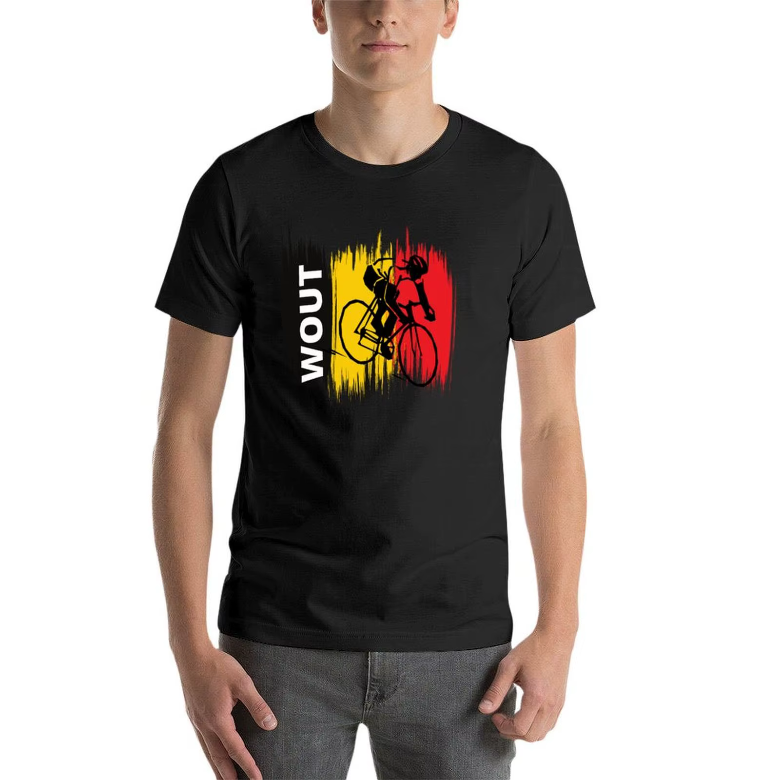 T-shirt à manches courtes Wout Van Aert pour hommes