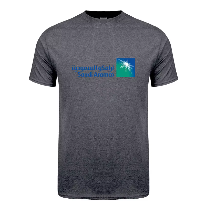Saudi Aramco T Shirt Hommes Coton Économie À Manches Courtes Cadeau Unisexe Y-Tee Homme Vêtements LH-581