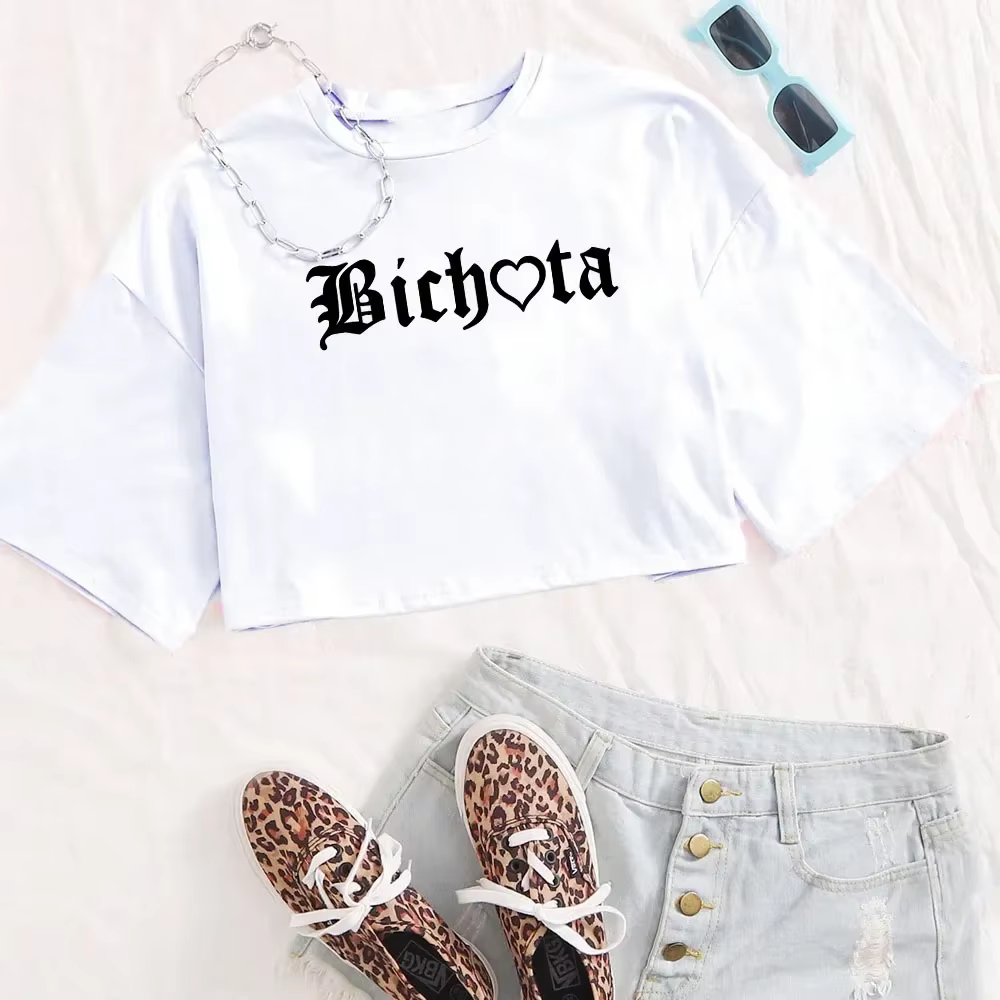 T-shirt décontracté Bichota Crop Y-Bichota