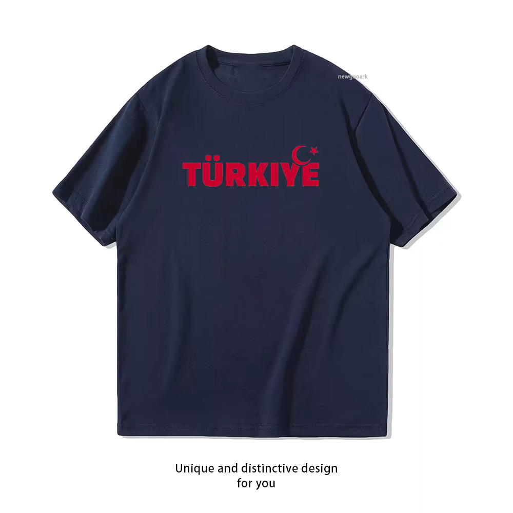 T-shirt classique Turquie pour femme et homme