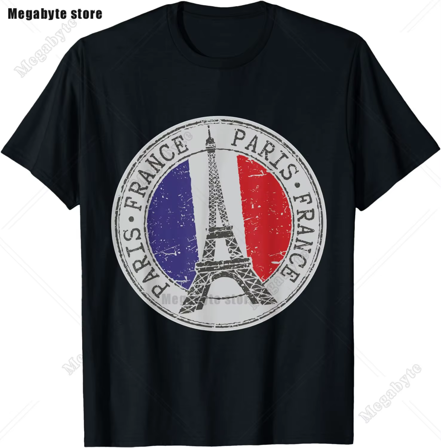 Tour Eiffel Paris Chemise Vintage I Love