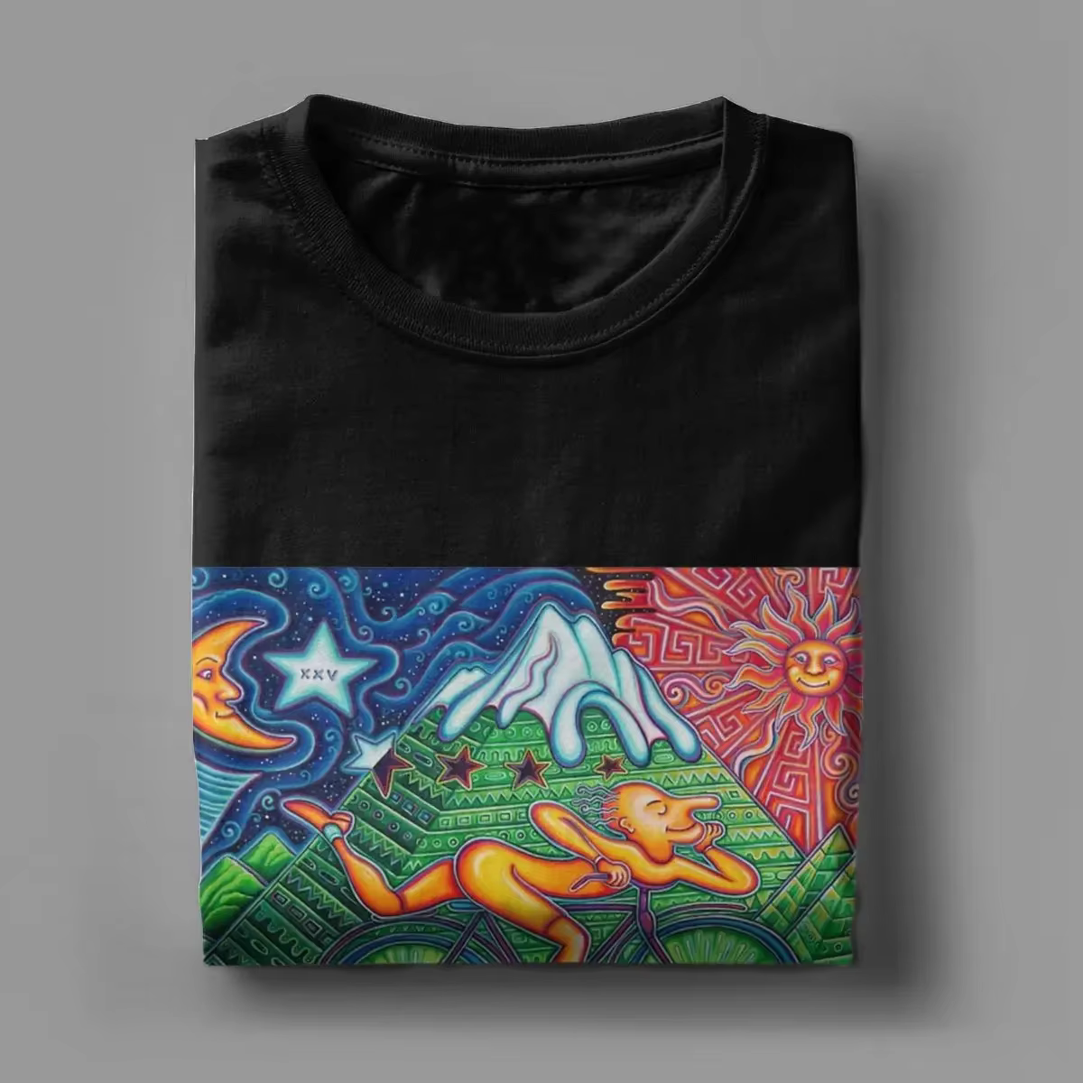T-shirt à manches courtes et col rond pour hommes et femmes