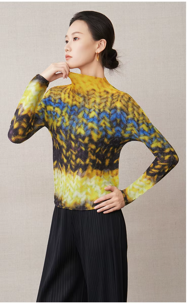T-Shirt ajusté à manches longues pour femmes