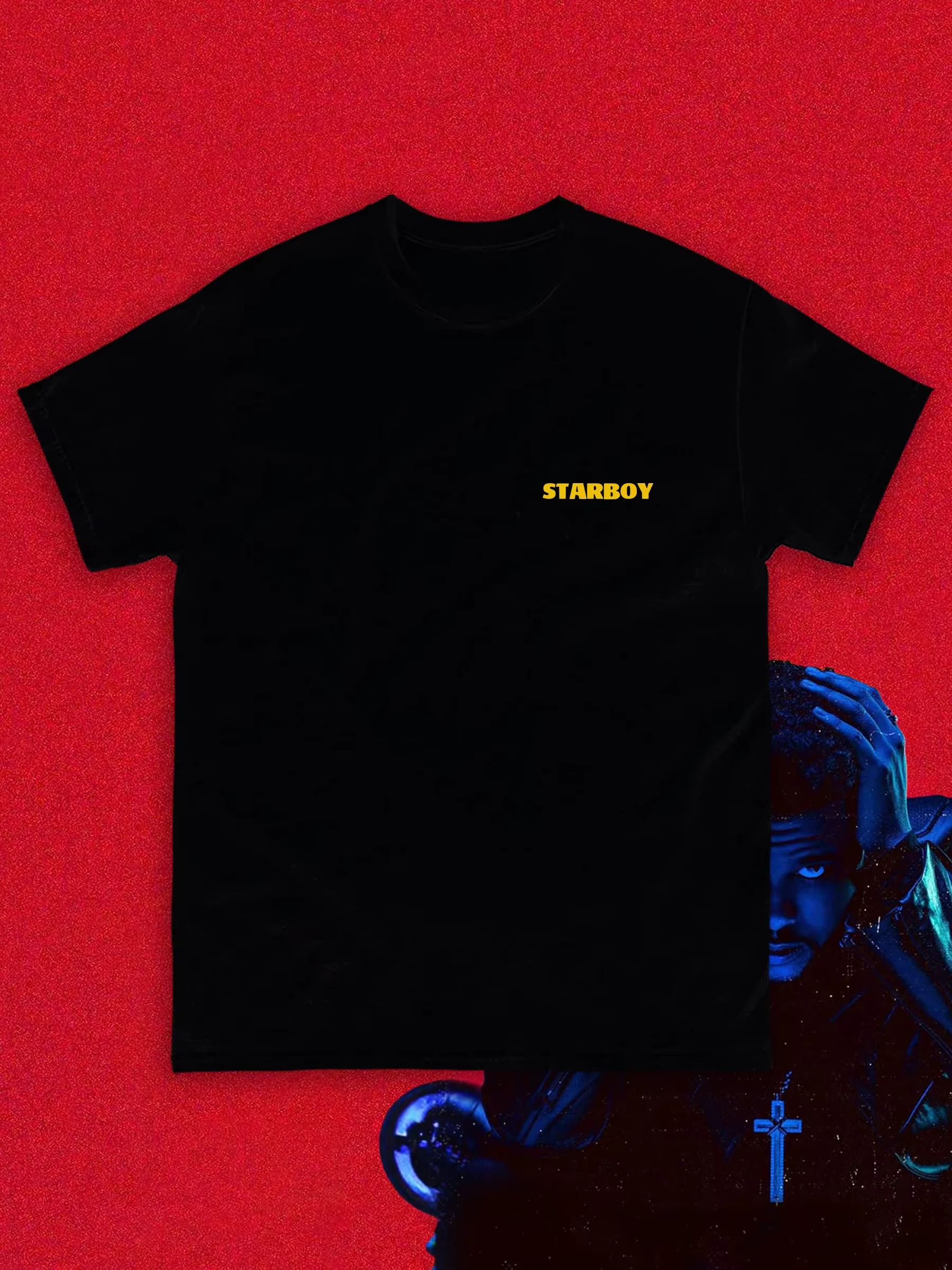 T-shirts imprimés graphiques « Starboy » de The Weeknd