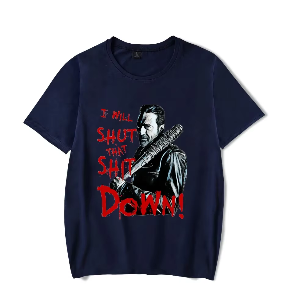The Walking Dead t-shirt été Cool à manches courtes unisexe mode ample