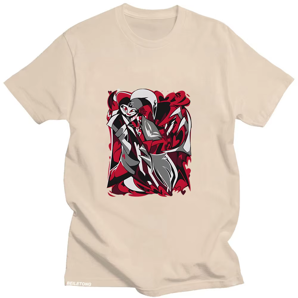 Helluva Boss t-shirt jeu dessin animé imprimé Harajuku Kawaii