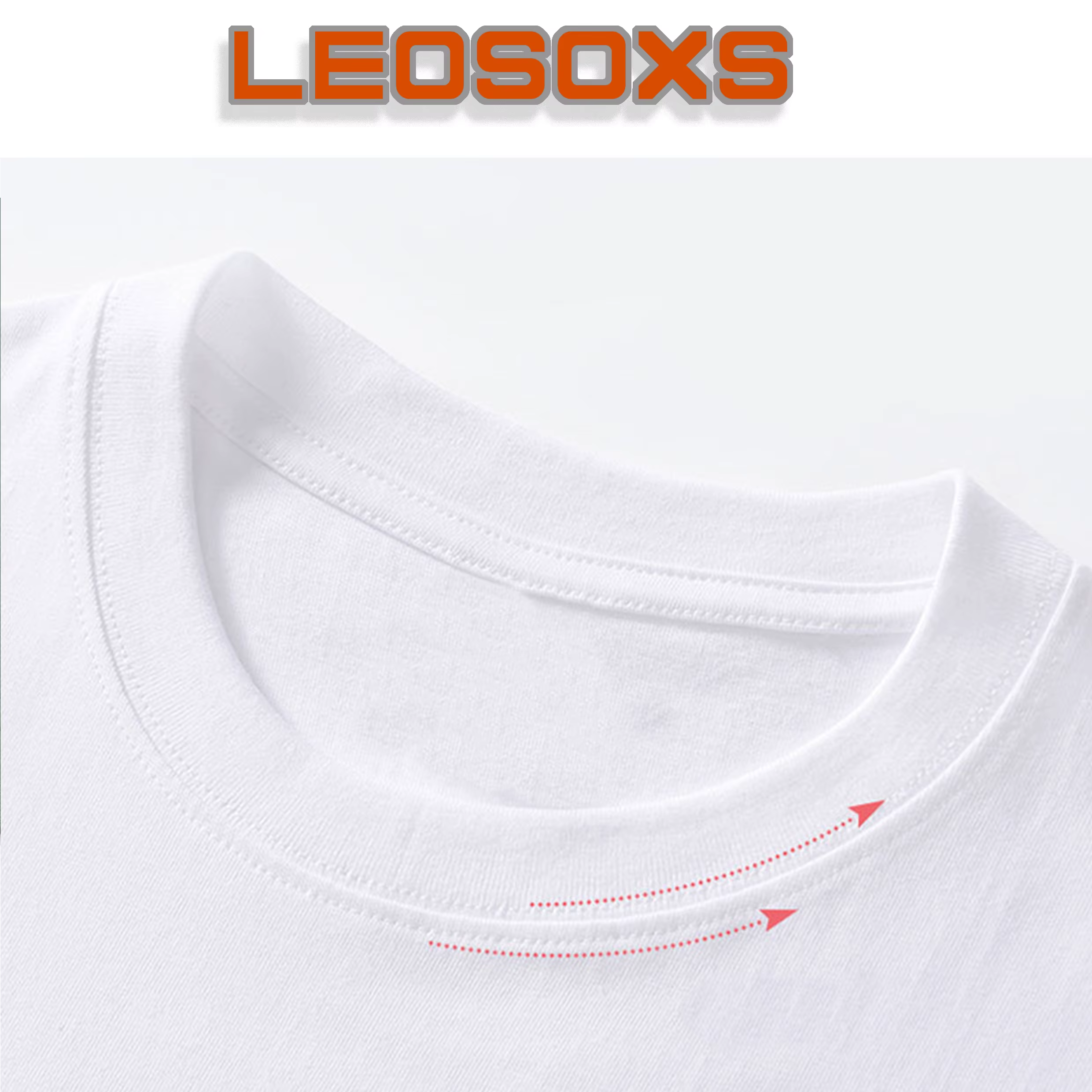 T-shirt unisexe à col rond personnalisable avec logo