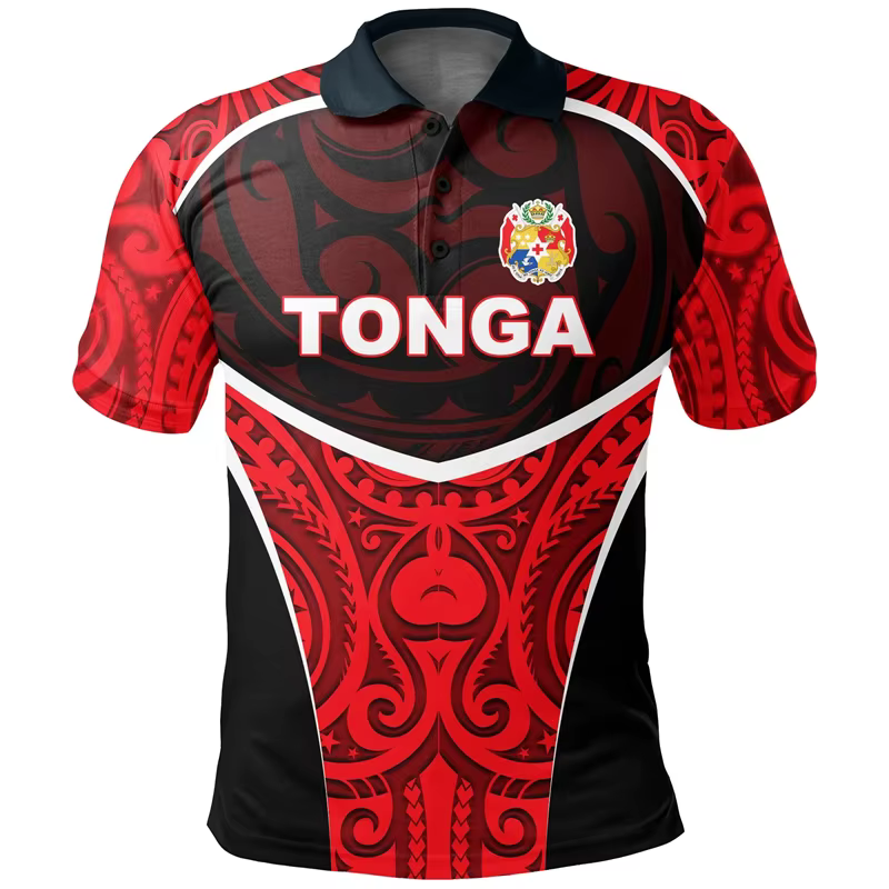 Polos College en 3D pour hommes