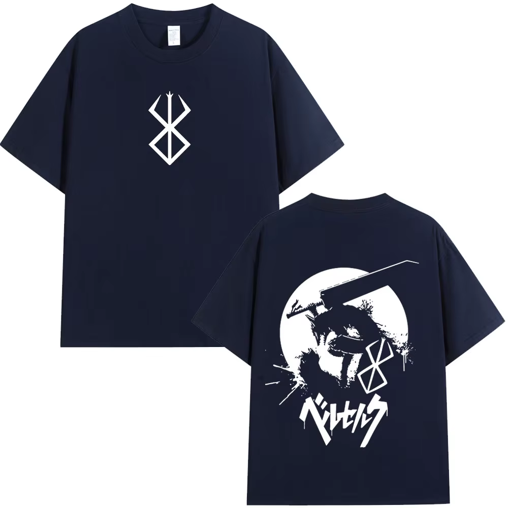Anime japonais Berserk Guts graphique T-shirt hommes femmes Cool Manga Vintage