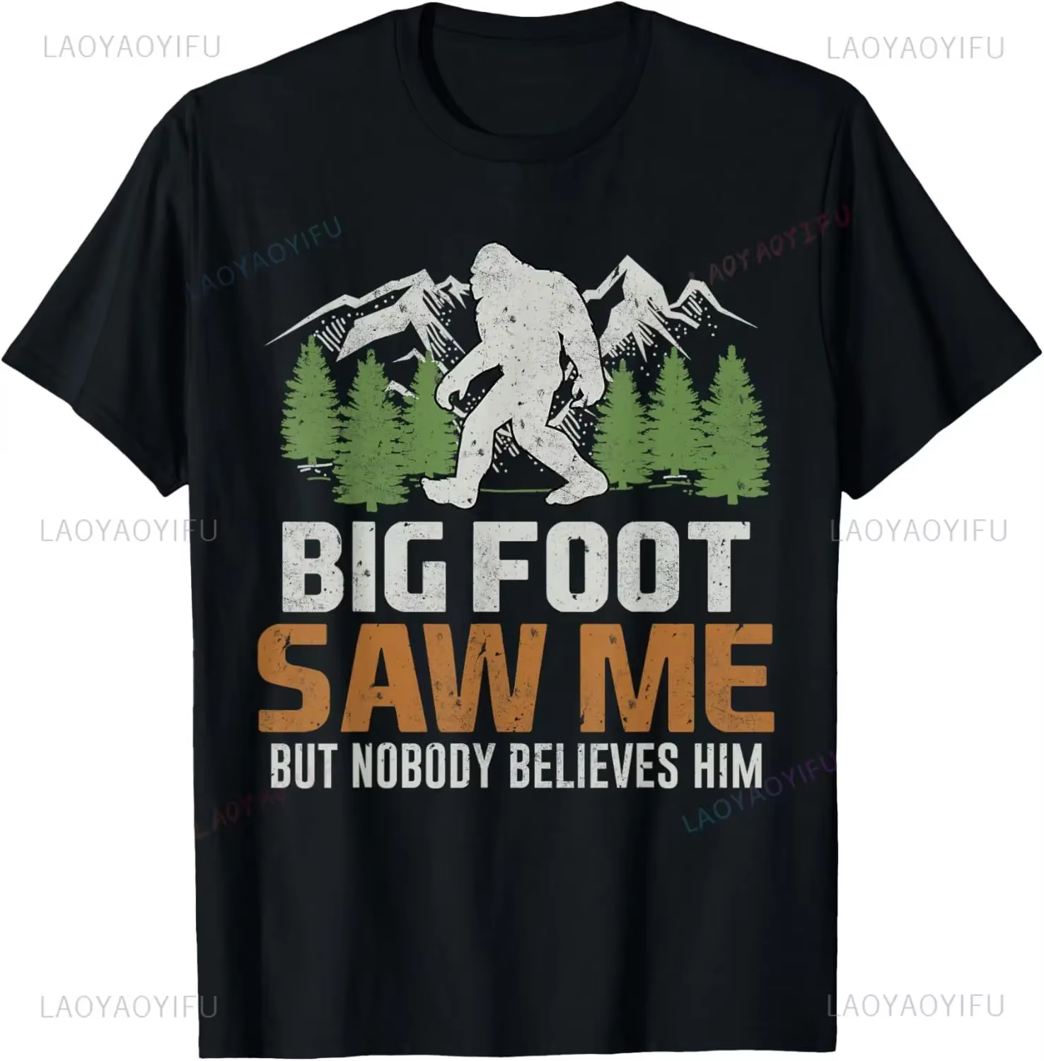 Bigfoot-T-shirt manches courtes homme
