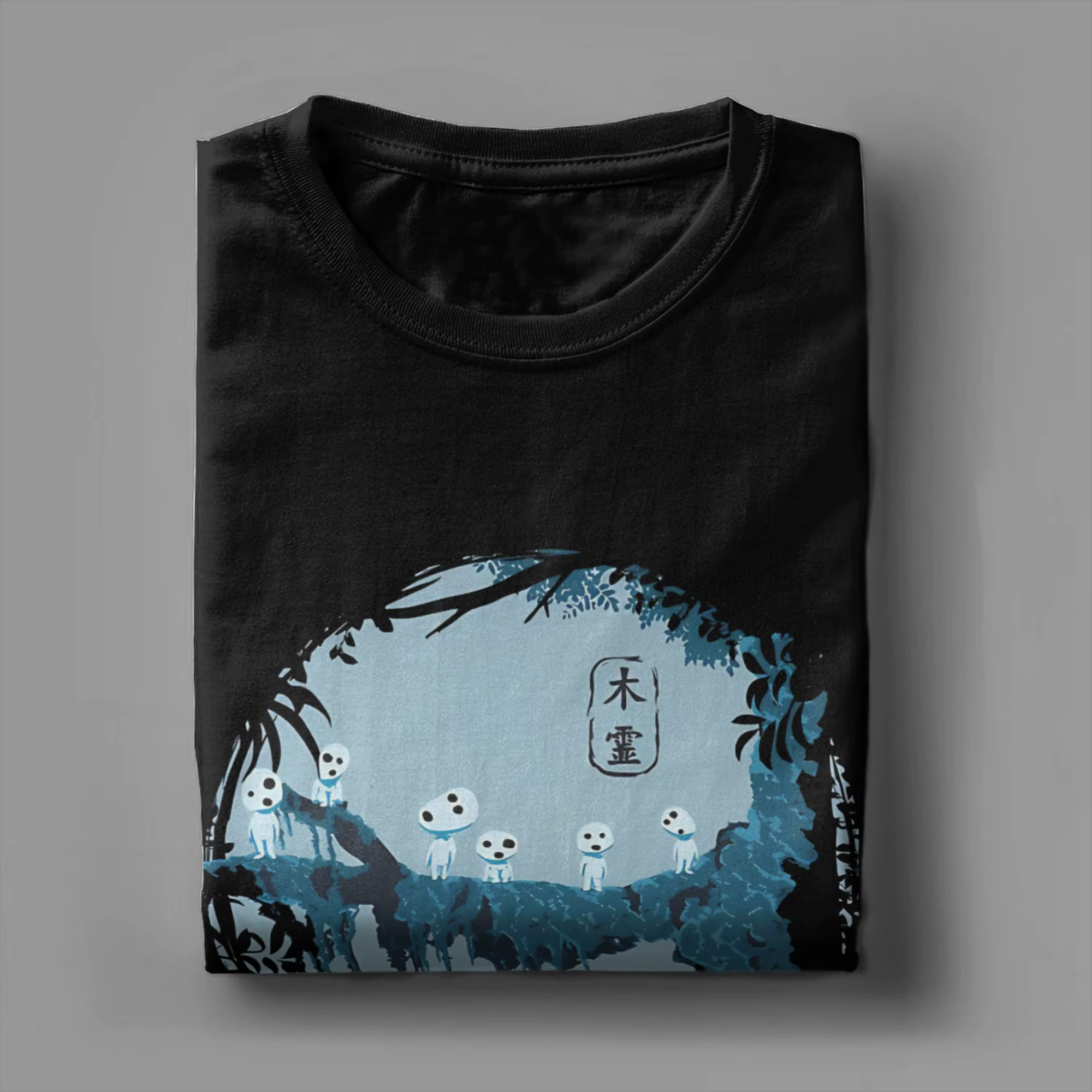 T-shirt Vintage d'été Kodama Studio Ghibli Hip Hop