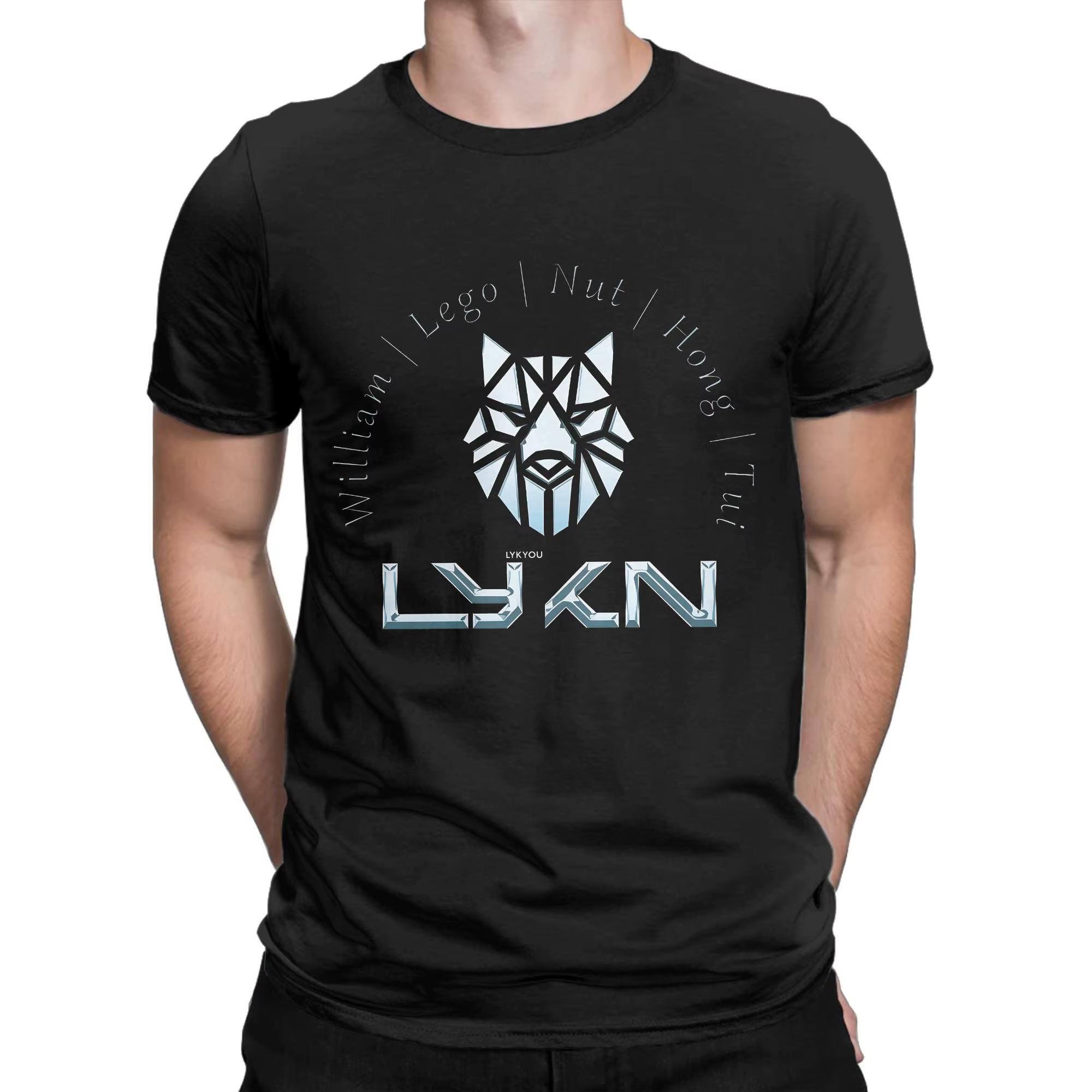 LYKN Who Says T-shirt d'été style hippie pour adulte en coton col rond 4XL 5XL 6XL