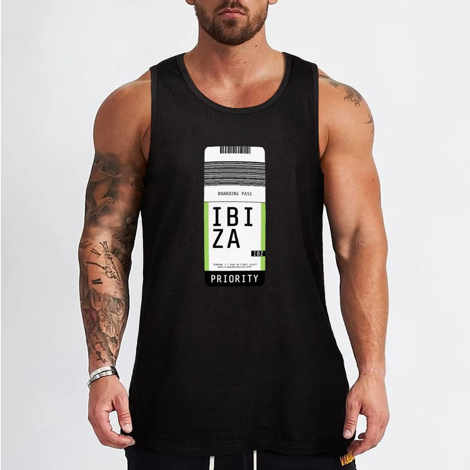 Ibiza Boarding Pass IBZ Tank Top