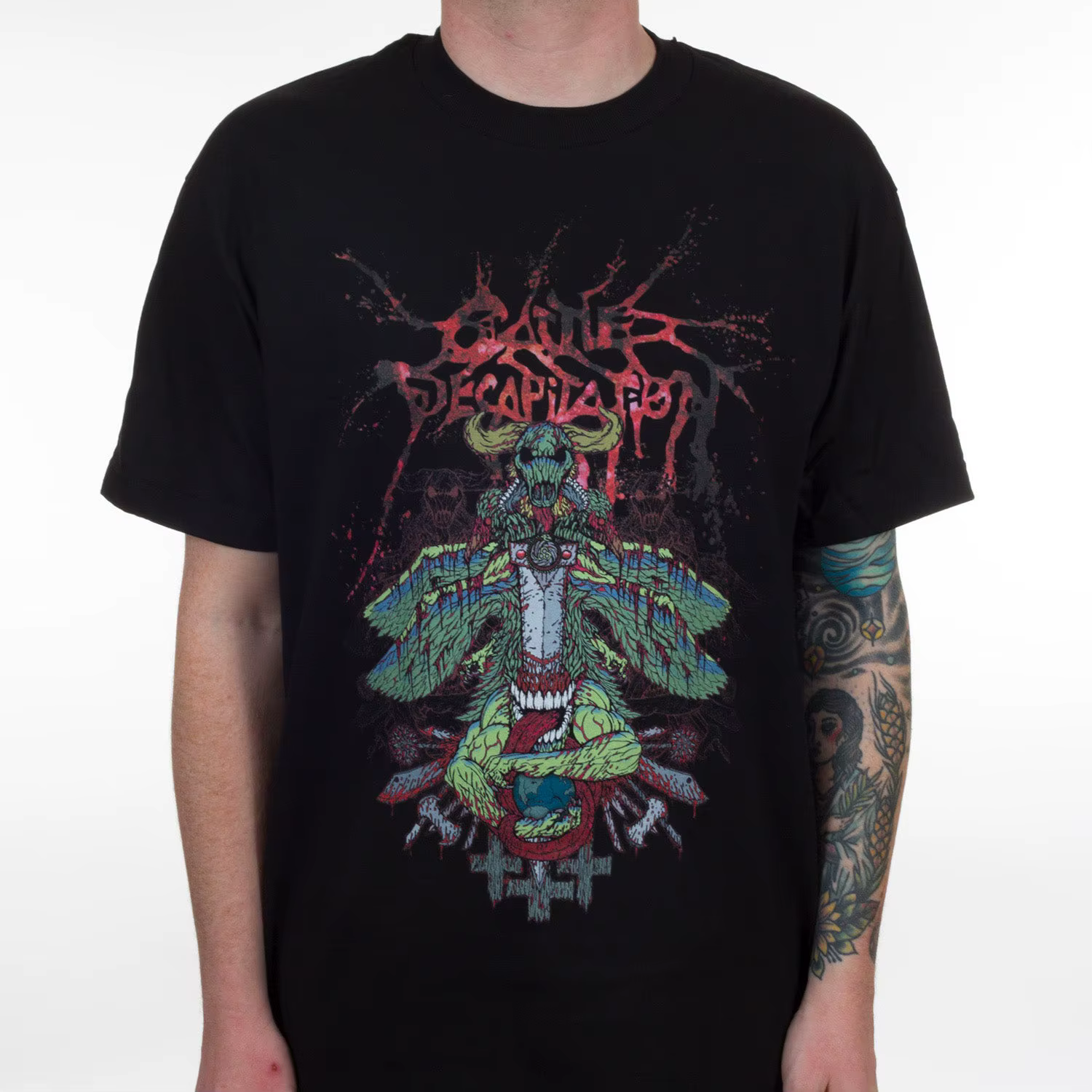 T-Shirt du groupe Cattle Decapitation Death Atlas