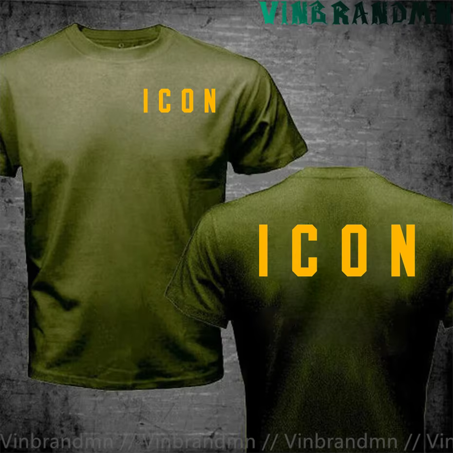 Drôle icône Logo T-Shirt hommes