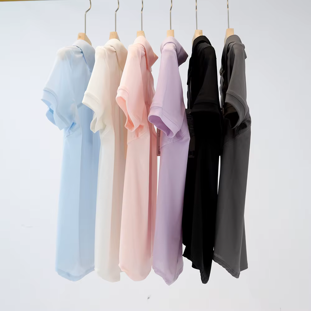 Polo à manches courtes pour femme