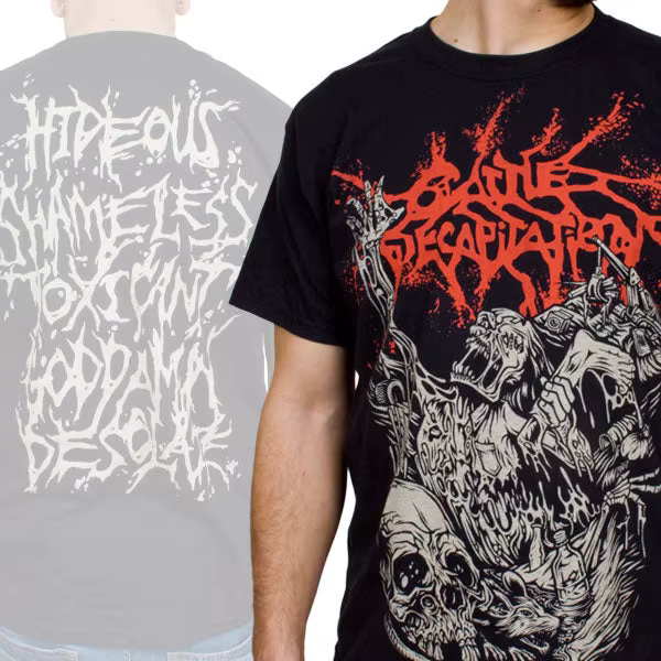 T-Shirt du groupe Cattle Decapitation Death Atlas