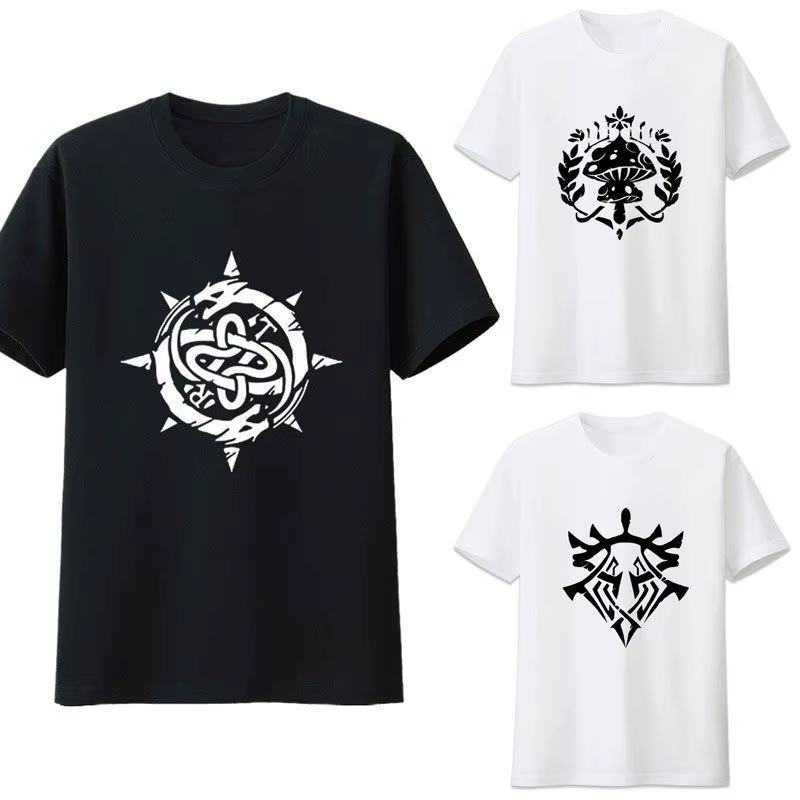 ‌ Anime Seigneur des Mystères ‌ Klein Moretti T-shirt à manches courtes été Cosplay Costume décontracté étudiant hauts