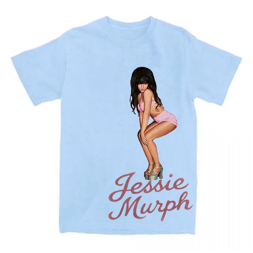 Peint dame T-shirt Jessie Murph sexe hystérie Album impression