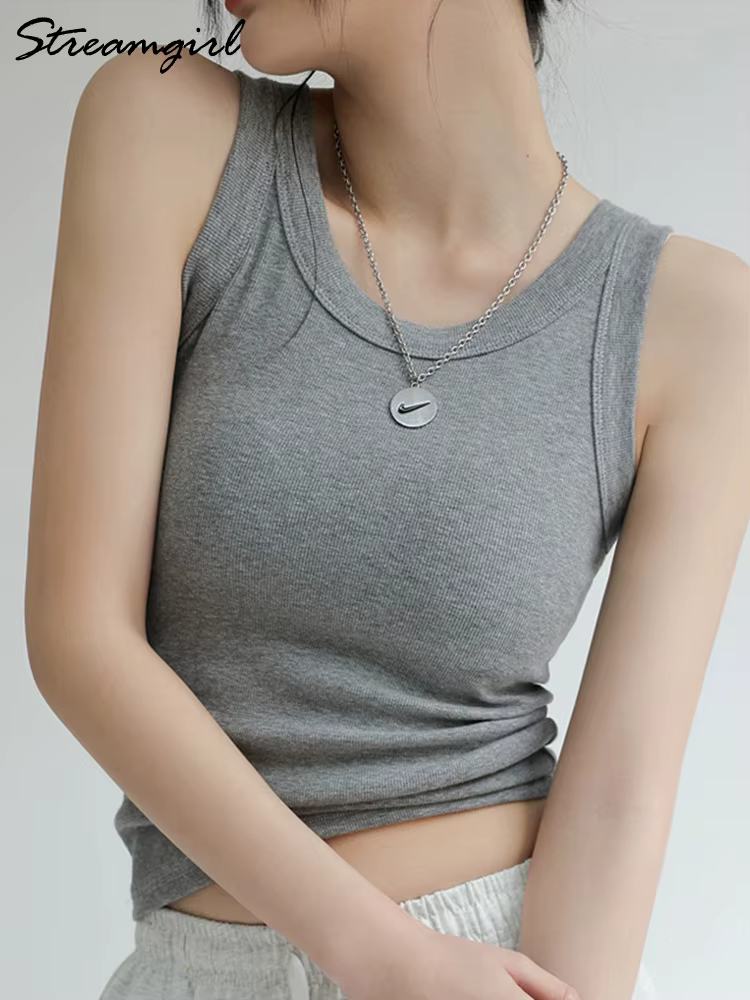 Debardeurs femme été, Camisole Oupill-Camisole en Fil Précieux