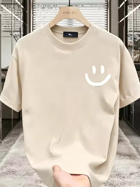 T-shirt imprimé pour homme - 100% coton