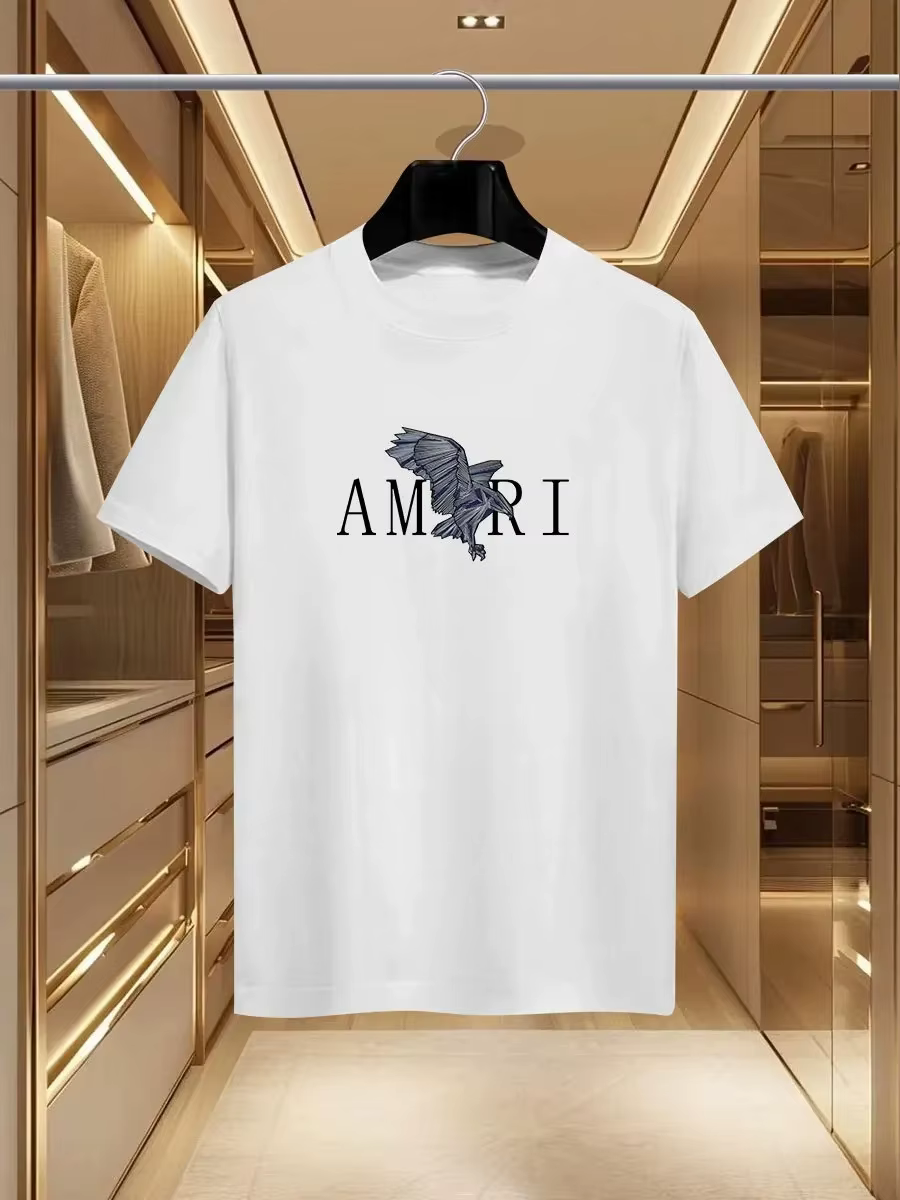 Nouveauté 2026 – T-shirts imprimés de luxe AMI pour l'été