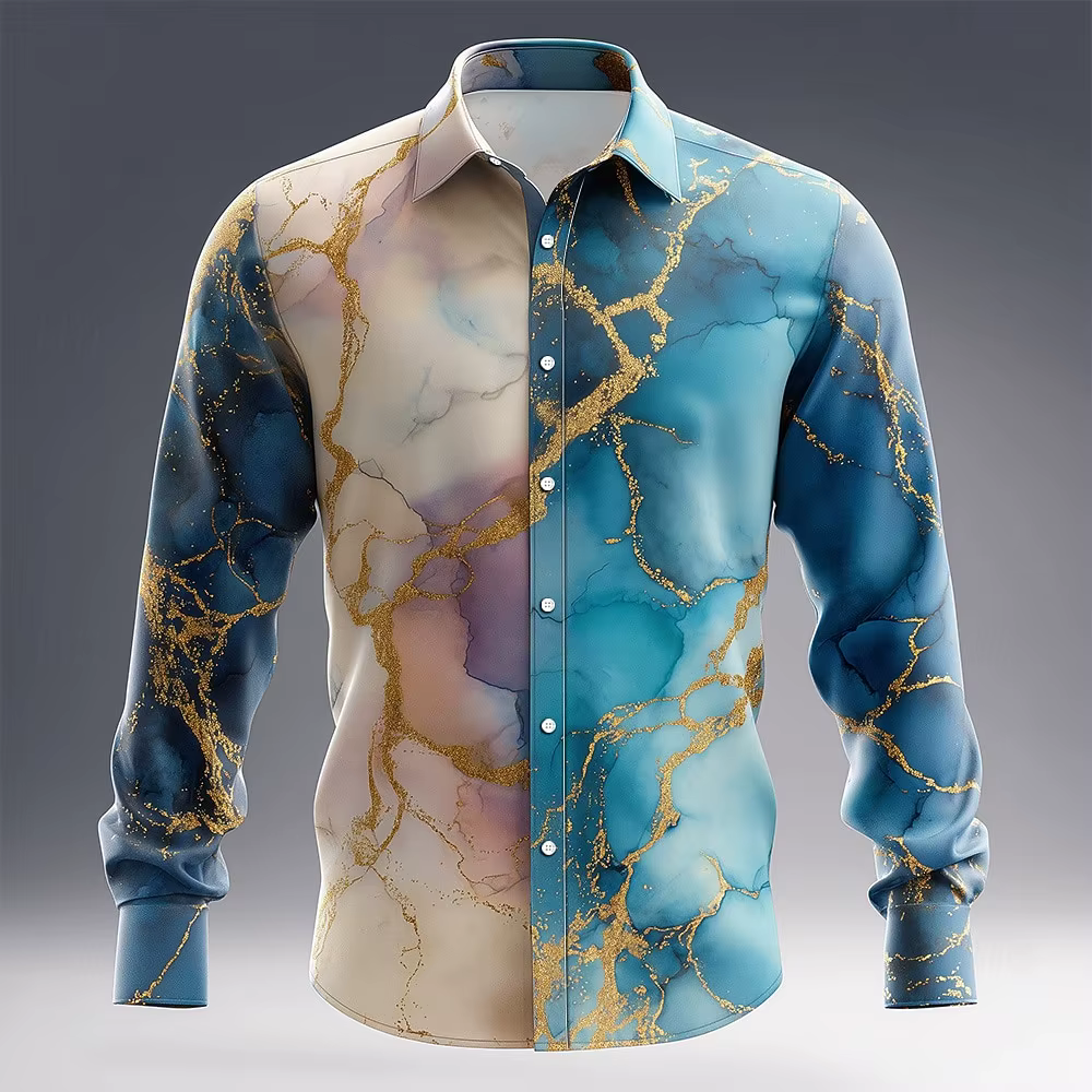 Chemise à manches longues pour hommes