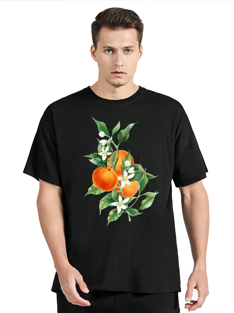 T-shirt à col rond unisexe