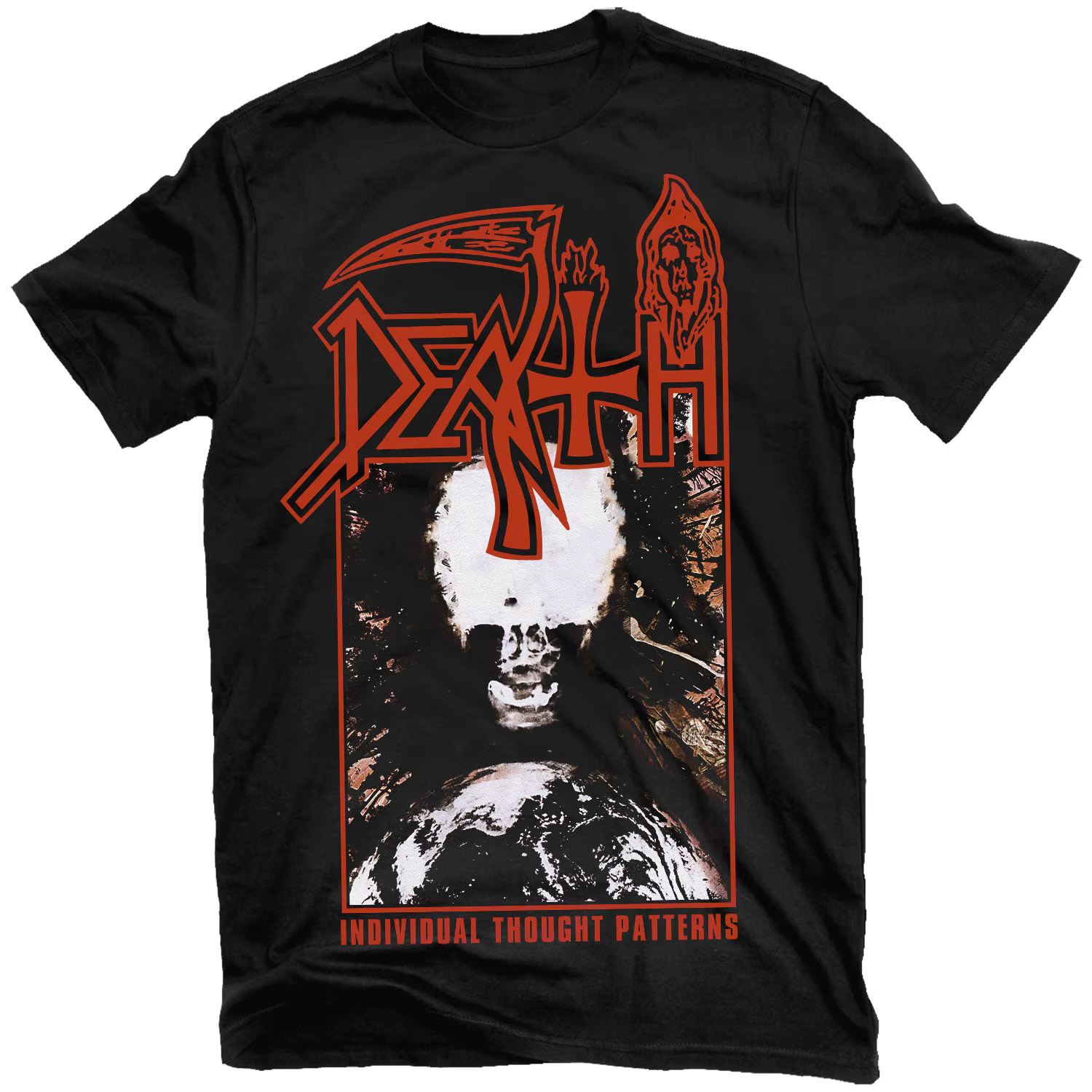 T-shirt décontracté d'été style groupe de rock heavy metal Death Scream Bloody Gore