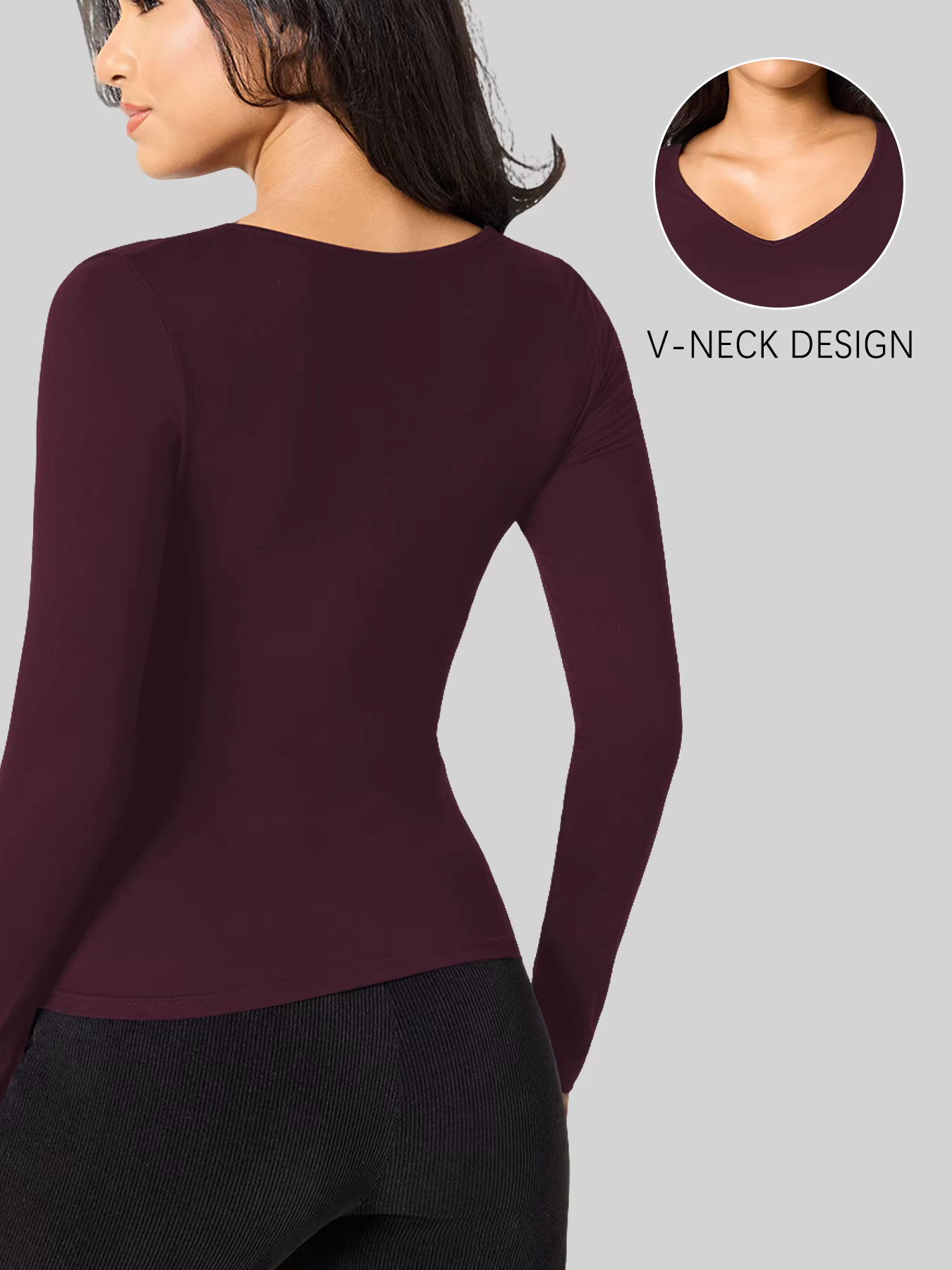 T-shirt à manches longues pour femme.