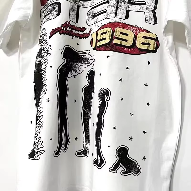 T-Shirt avec Logo du développement humain HS 1996, avec Korte Mouwen