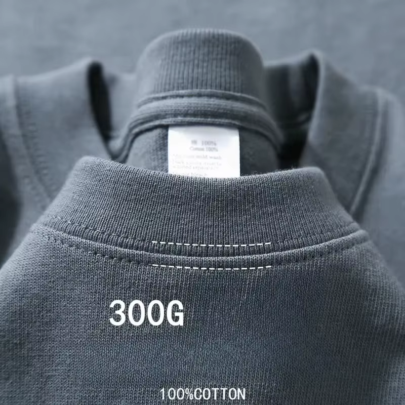 T-shirt à manches courtes en coton épais