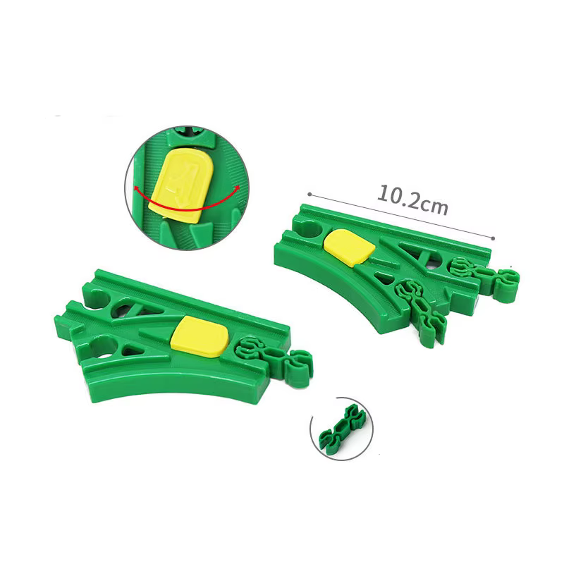 Jouets de voie de Train en bois, accessoires de Rail de chemin de fer adaptés au connecteur de route de Train Thomas, pont de chemin de fer en bois, cadeaux d'anniversaire pour enfants