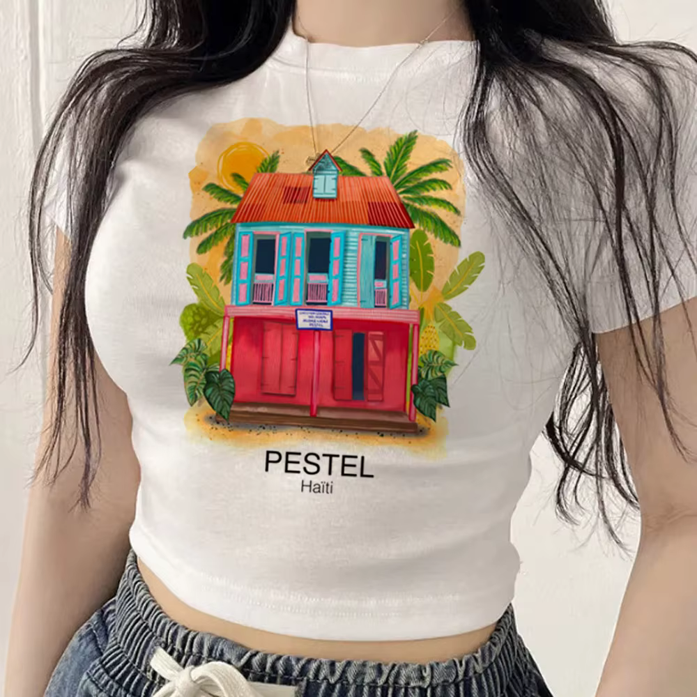 T-shirt crop top ado style meme