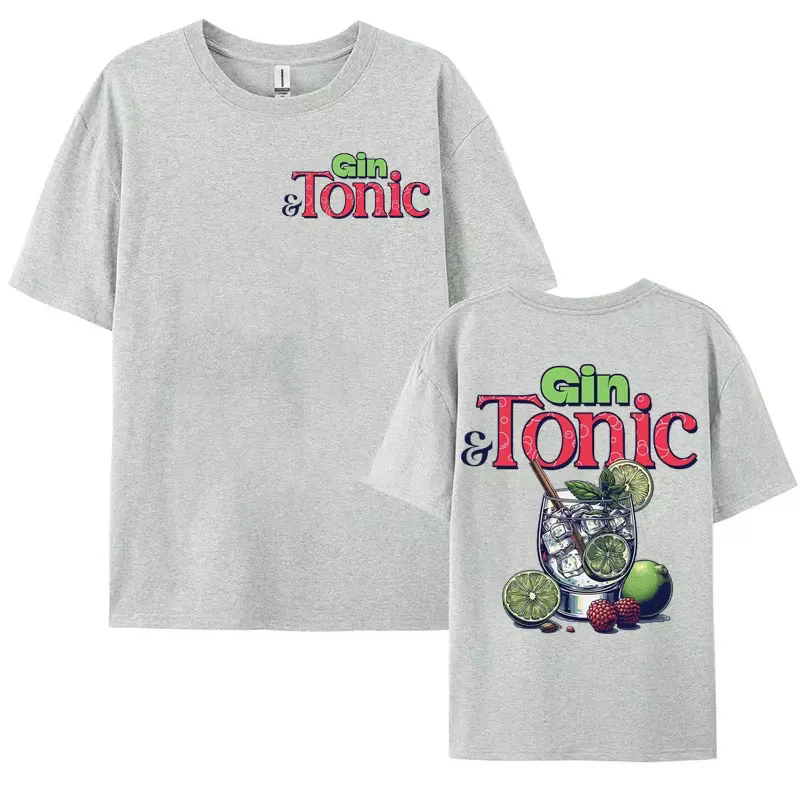 T-shirt graphique drôle GIN & TONIC Meme