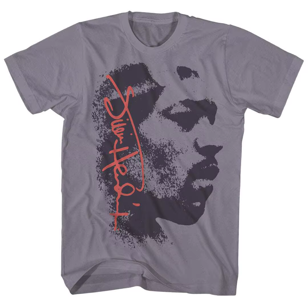T-Shirt Portrait Jimi Hendrix Rock Musician