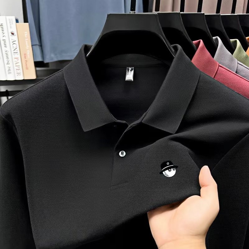 Polo brodé haut de gamme pour hommes