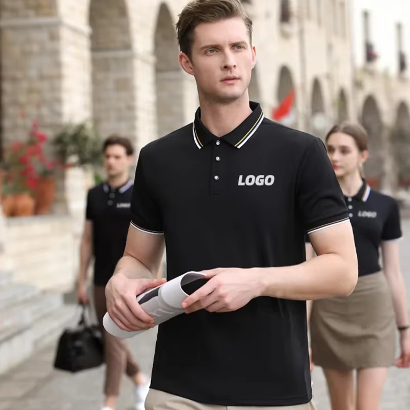 Polos imprimés personnalisés hommes mode d'été conception personnalisée T-shirts à revers femmes décontracté à manches courtes hauts Camiseta