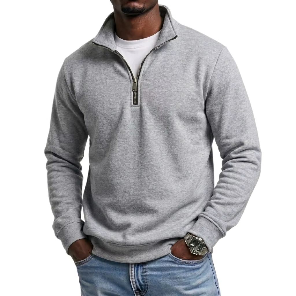 Sweat-shirt à fermeture éclair pour homme