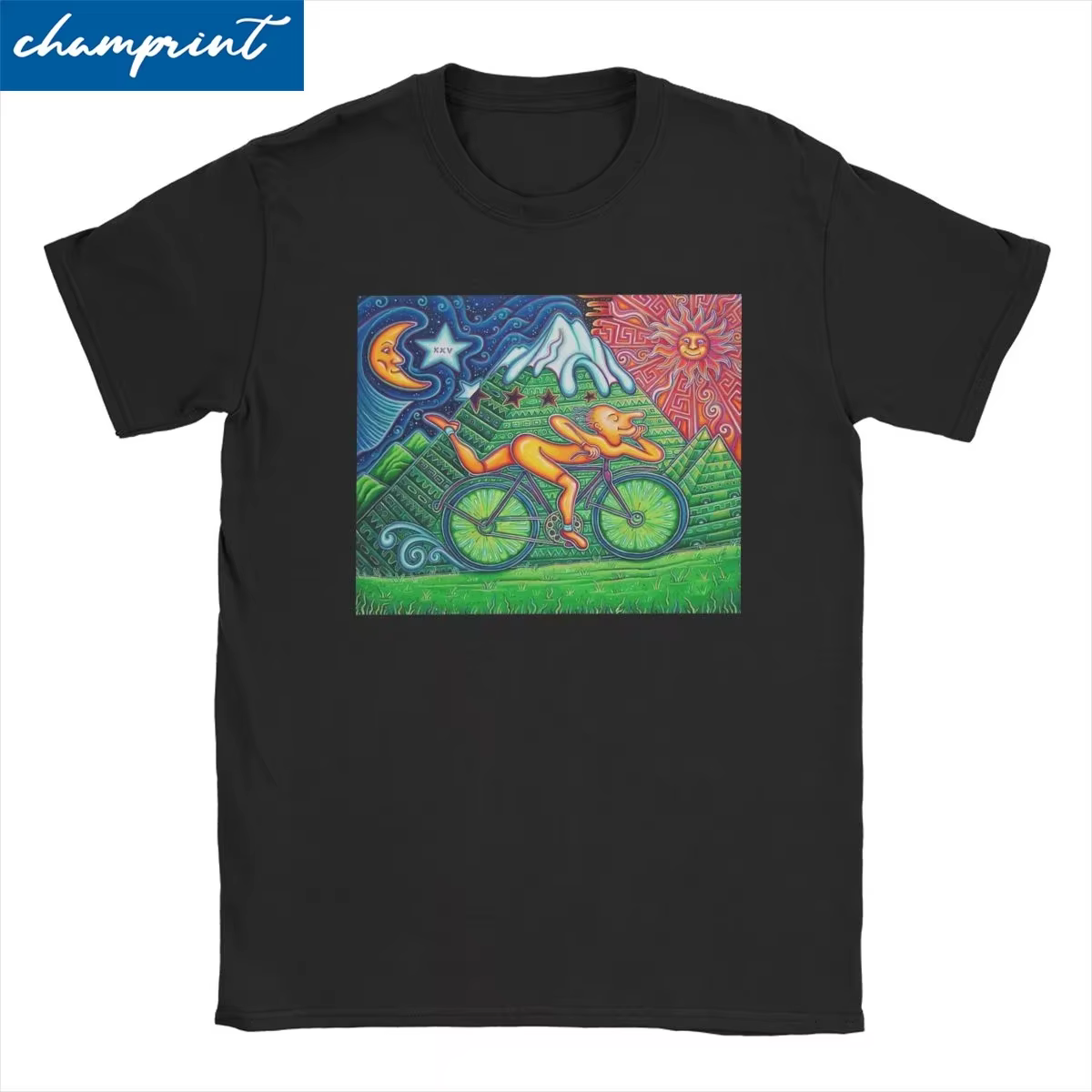 T-shirt à manches courtes et col rond pour hommes et femmes