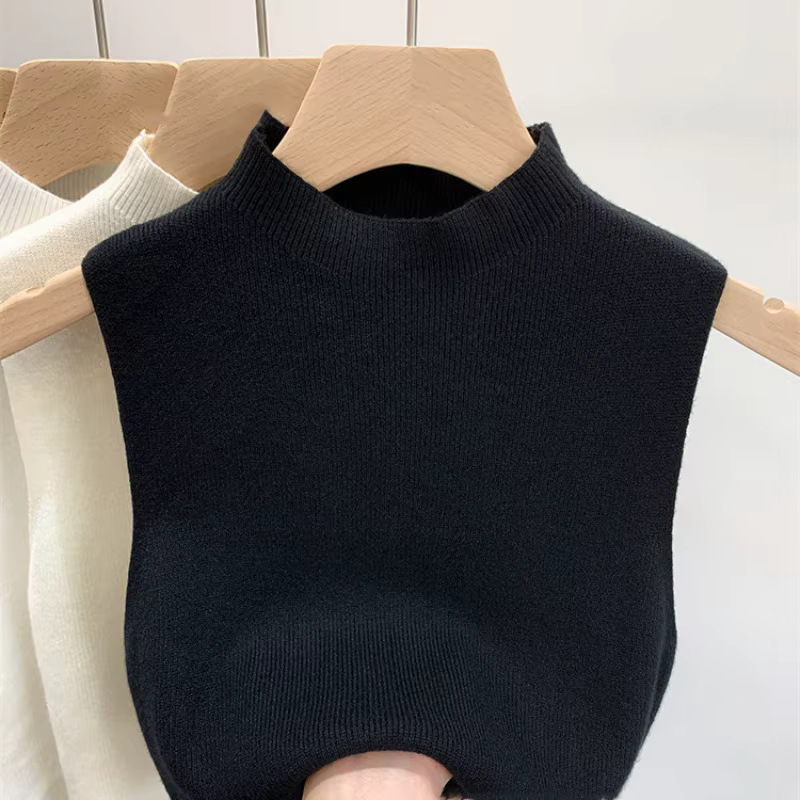 1 pièces printemps été femmes tricoté débardeurs fille mince hauts basique décontracté