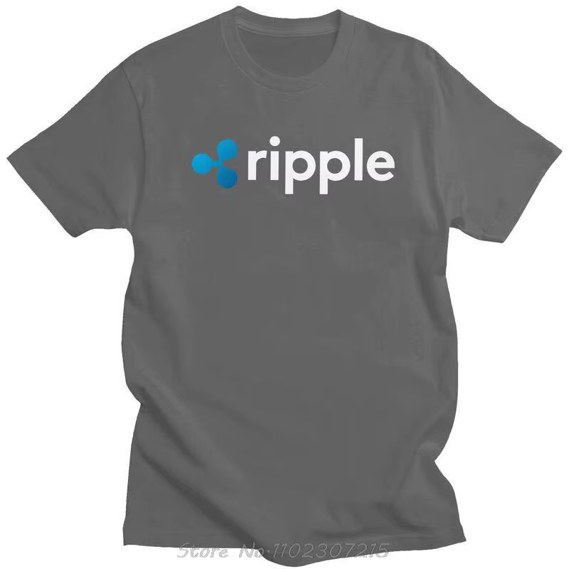 Ripple XRP Logo t-shirts hommes coton doux T-shirt hauts Bitcoin Crypto crypto-monnaie