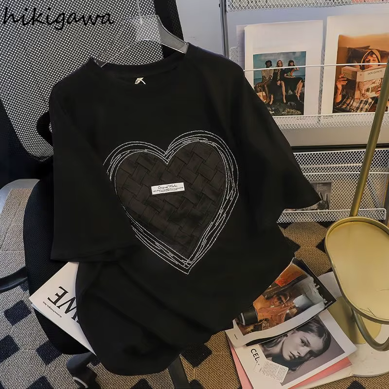 T-shirts coréens pour femmes