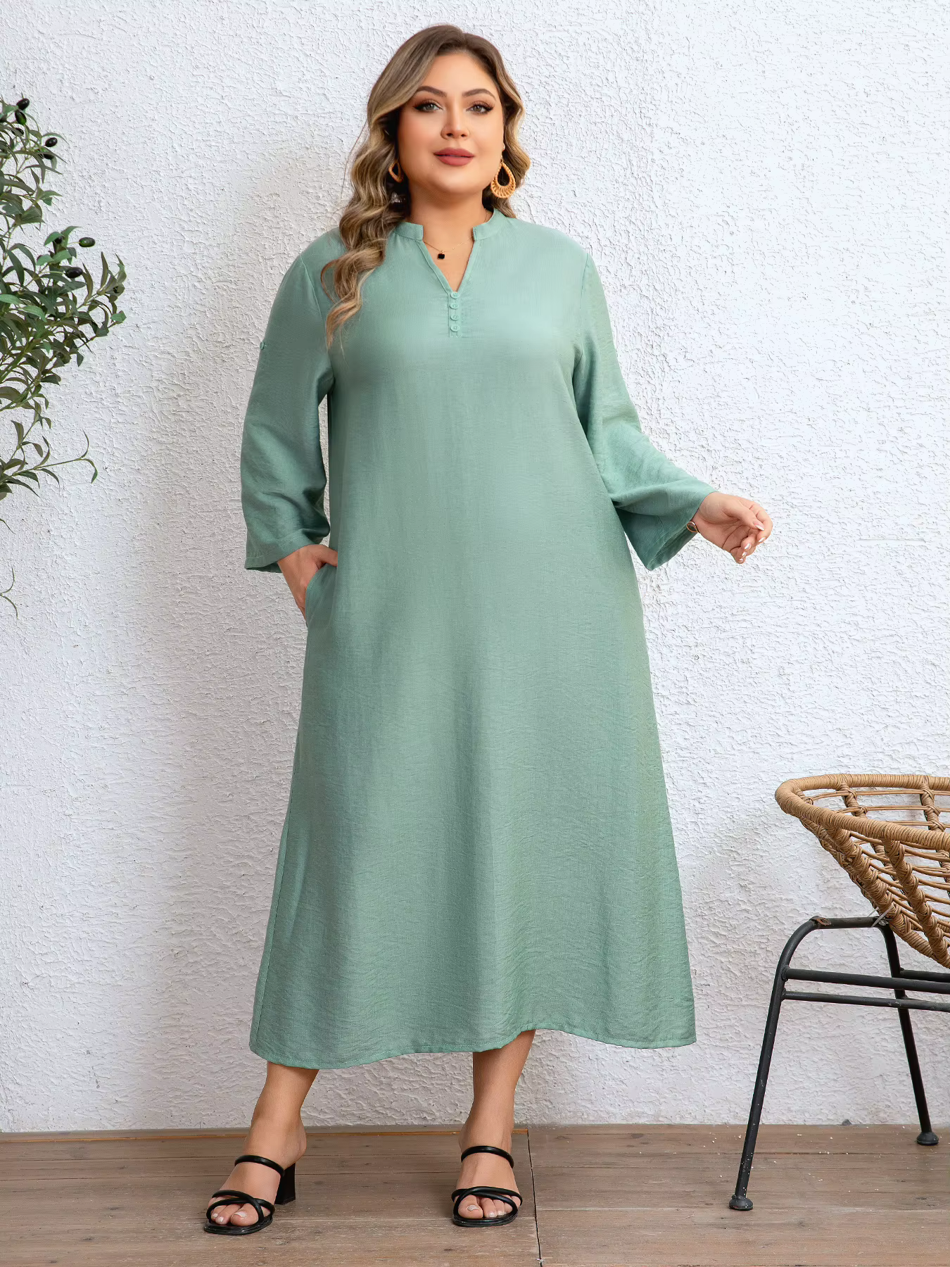 Robe ample pour femmes grandes tailles